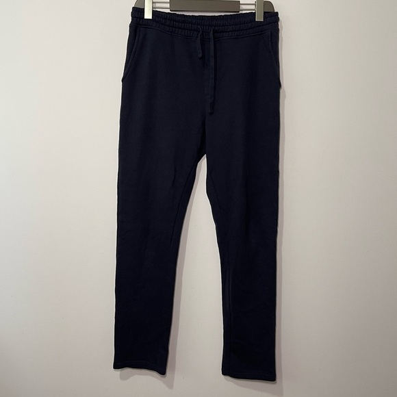 Frank And Oak Men’s Navy Blue Jogger Pants – Organic Cotton Sweatpants Size M - Picture 1 of 9